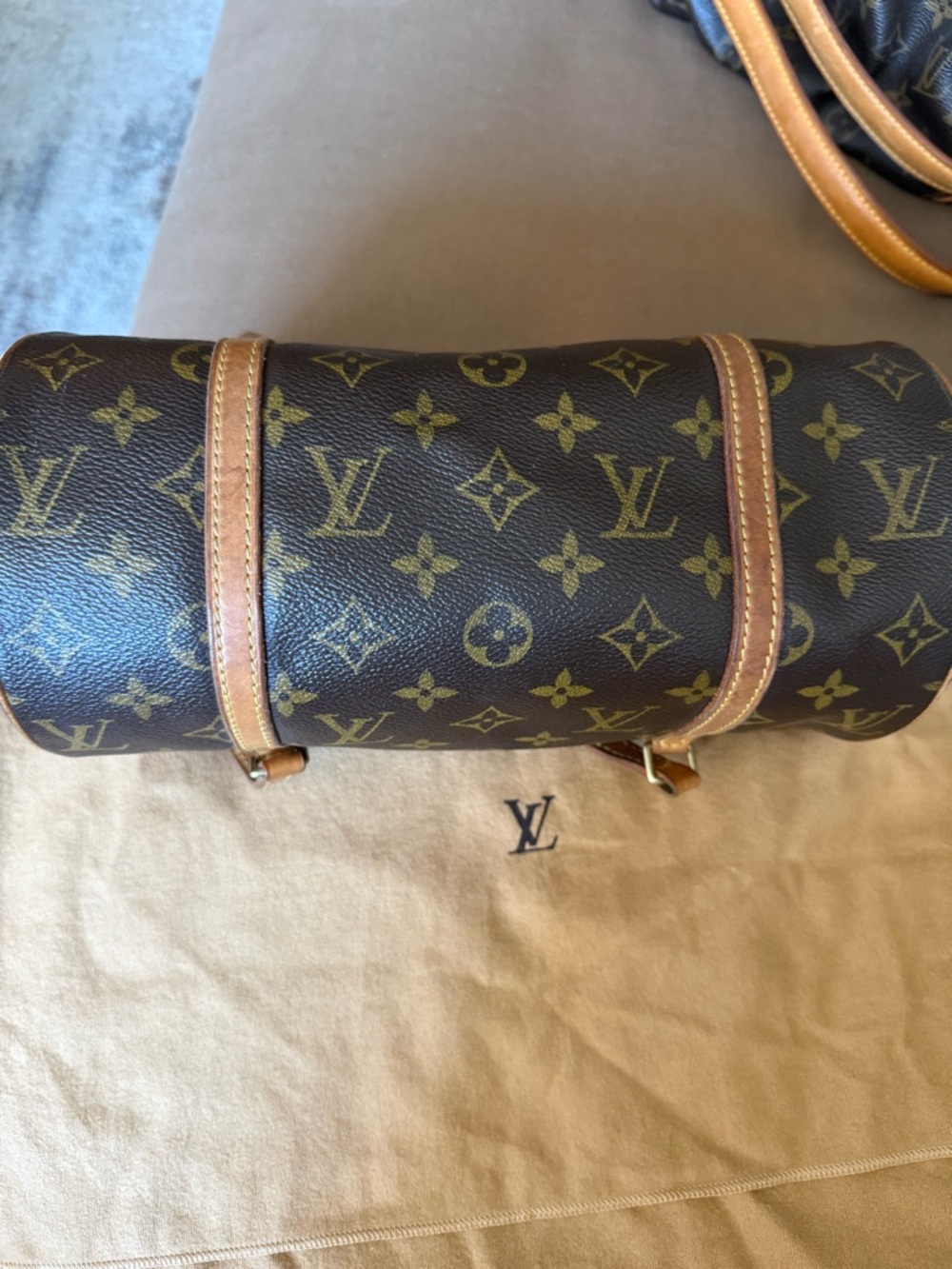 Louis Vuitton Brown Monogram Canvas Papillon 26 Shoulder Bag - Picture 9 of 16